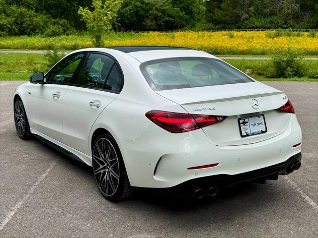 used 2024 Mercedes-Benz AMG C 43 car, priced at $58,950