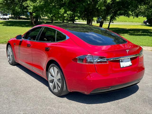 used 2021 Tesla Model S car, priced at $34,950