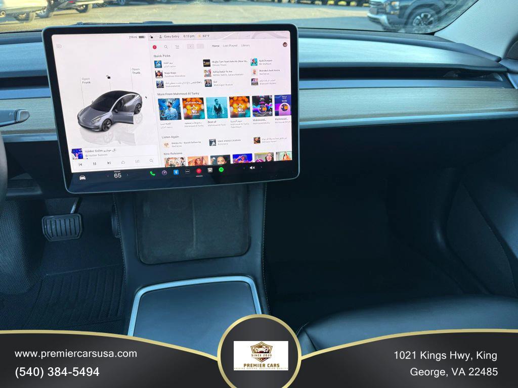 used 2023 Tesla Model 3 car, priced at $19,499