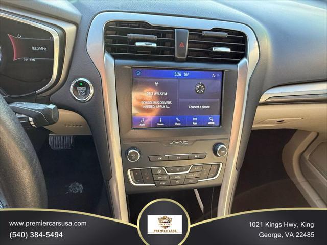 used 2020 Ford Fusion car, priced at $10,499
