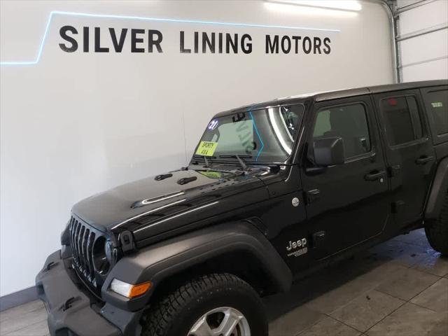 used 2021 Jeep Wrangler Unlimited car, priced at $29,995