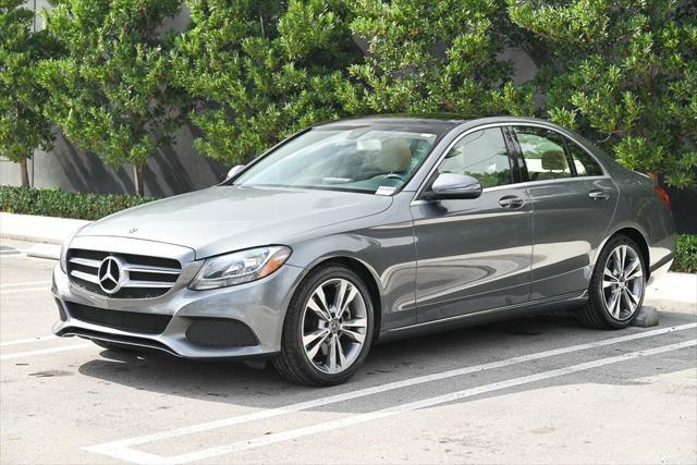 used 2018 Mercedes-Benz C-Class car, priced at $17,991