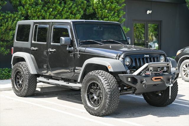 used 2018 Jeep Wrangler JK Unlimited car, priced at $21,990