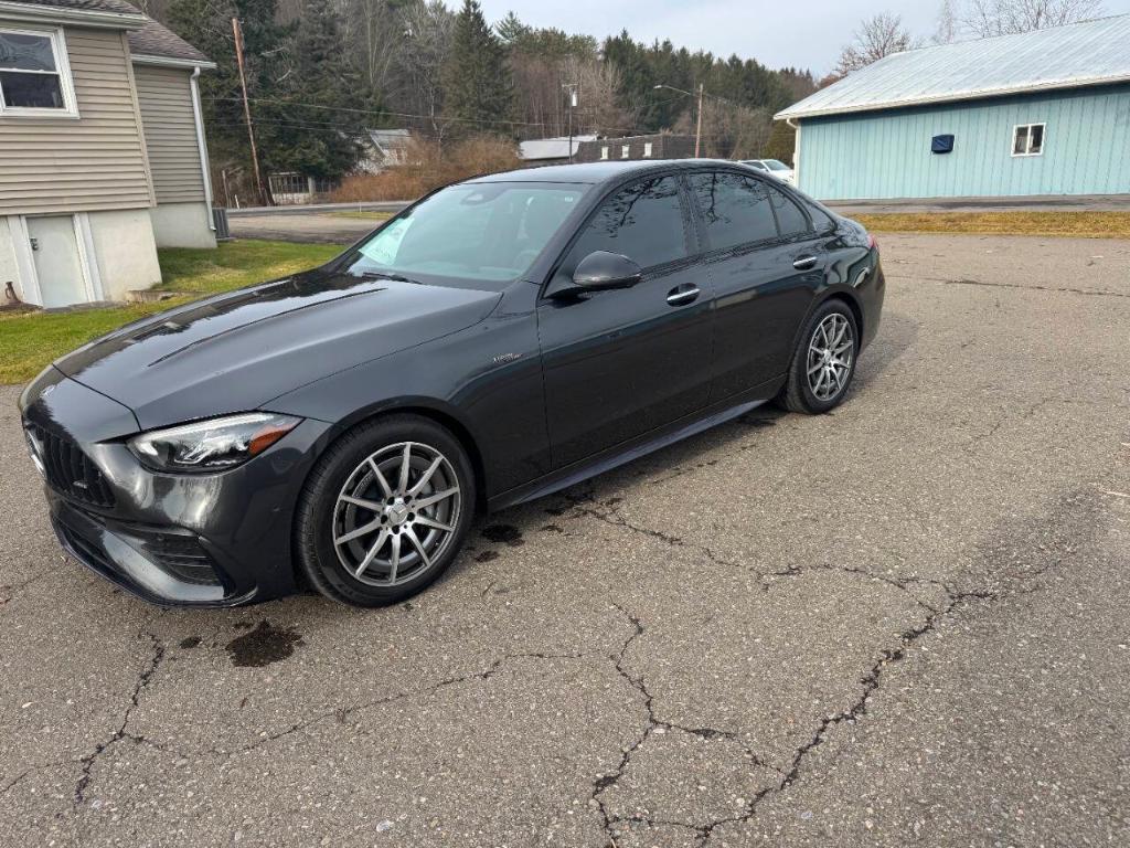 used 2023 Mercedes-Benz AMG C 43 car, priced at $51,000