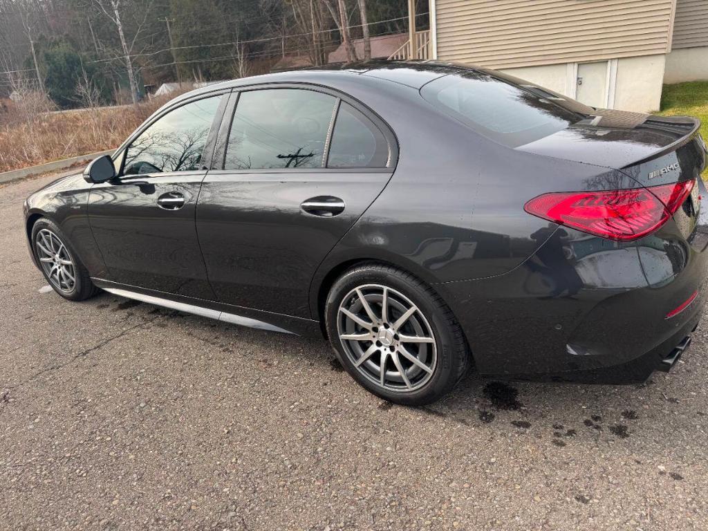 used 2023 Mercedes-Benz AMG C 43 car, priced at $51,000