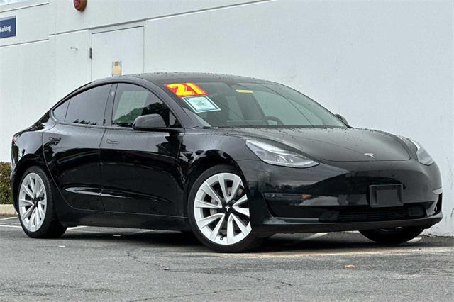 used 2021 Tesla Model 3 car, priced at $21,590