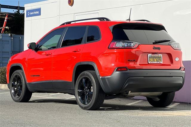 used 2021 Jeep Cherokee car, priced at $18,804