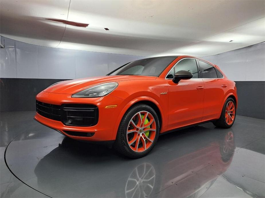 used 2021 Porsche Cayenne E-Hybrid Coupe car, priced at $136,900