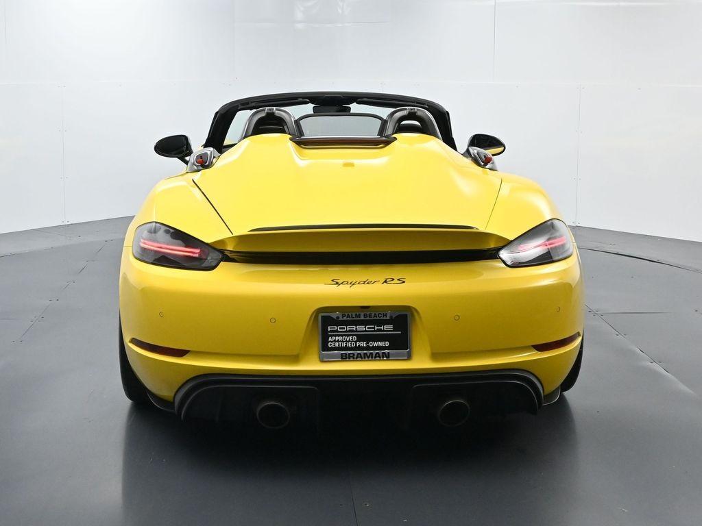 used 2024 Porsche 718 Spyder car, priced at $222,500
