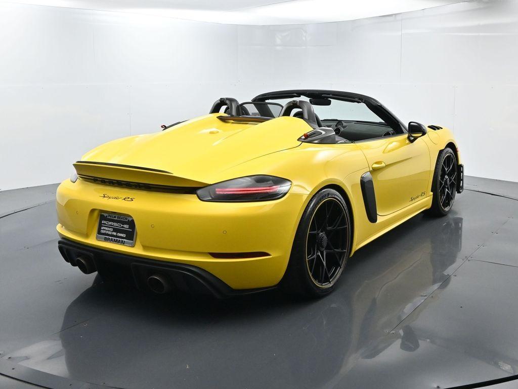 used 2024 Porsche 718 Spyder car, priced at $222,500