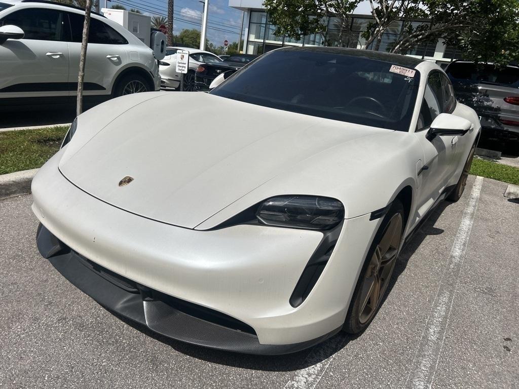 used 2021 Porsche Taycan car, priced at $95,900