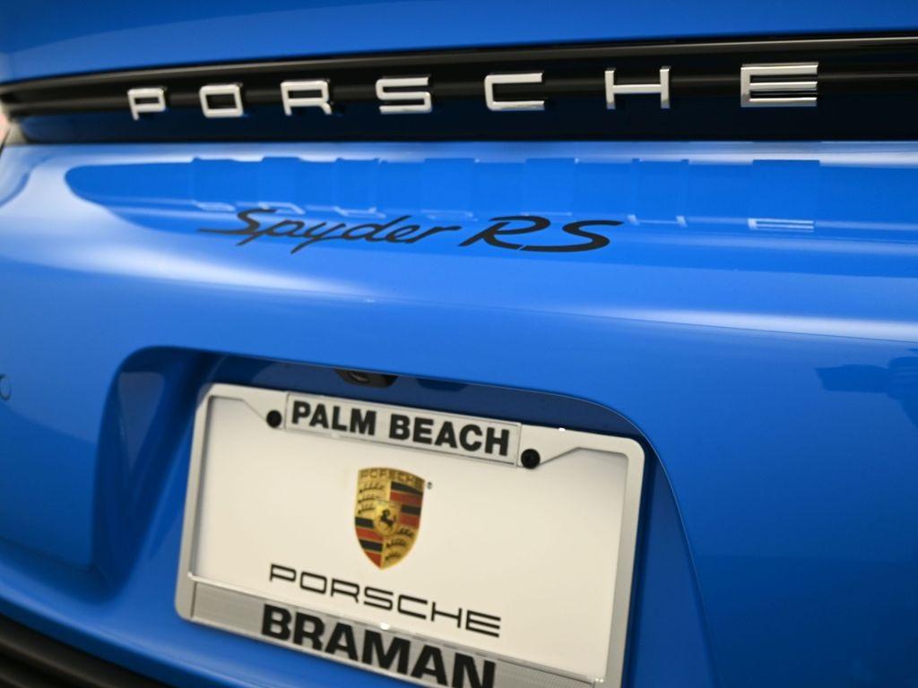 used 2025 Porsche 718 Spyder car, priced at $229,900