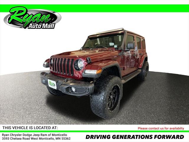 used 2021 Jeep Wrangler Unlimited car, priced at $35,825