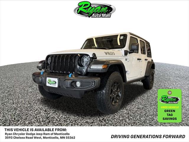 used 2023 Jeep Wrangler 4xe car, priced at $29,496