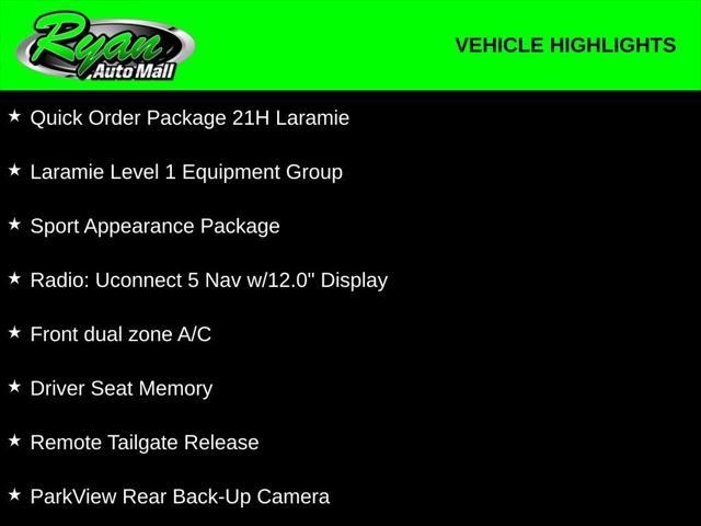 new 2025 Ram 1500 car, priced at $61,120