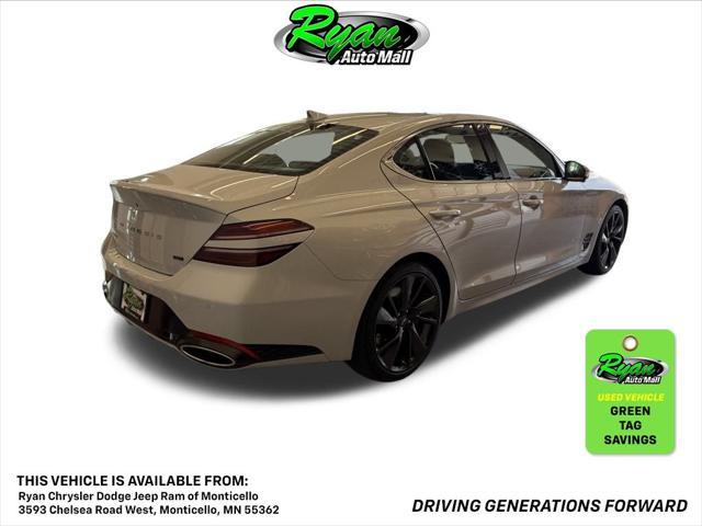 used 2022 Genesis G70 car, priced at $29,997
