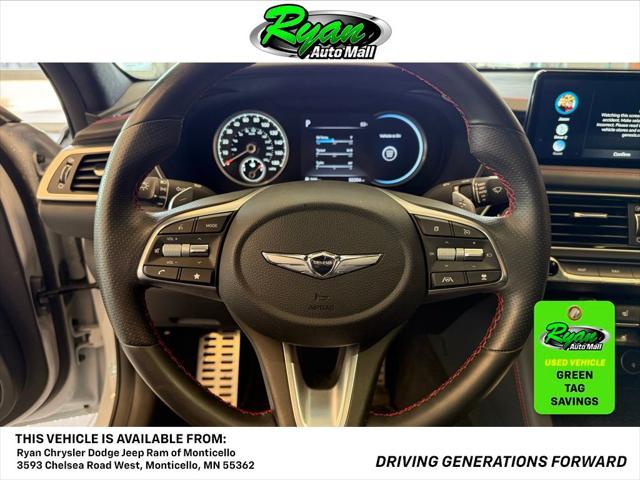 used 2022 Genesis G70 car, priced at $29,997