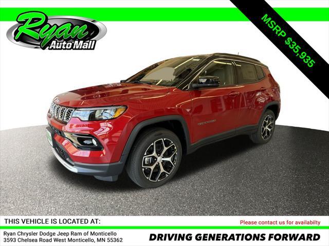 new 2024 Jeep Compass car, priced at $32,135