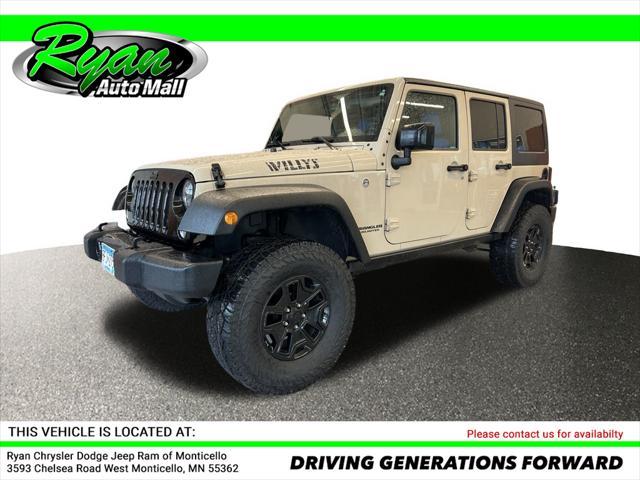 used 2016 Jeep Wrangler Unlimited car, priced at $23,925