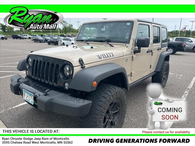 used 2016 Jeep Wrangler Unlimited car, priced at $23,925