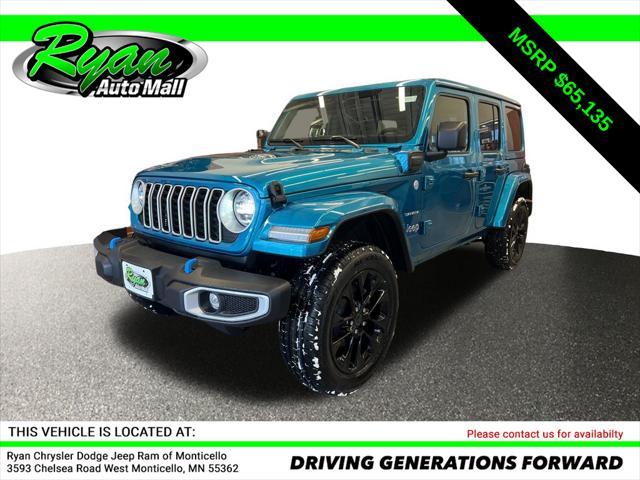 new 2024 Jeep Wrangler 4xe car, priced at $54,385