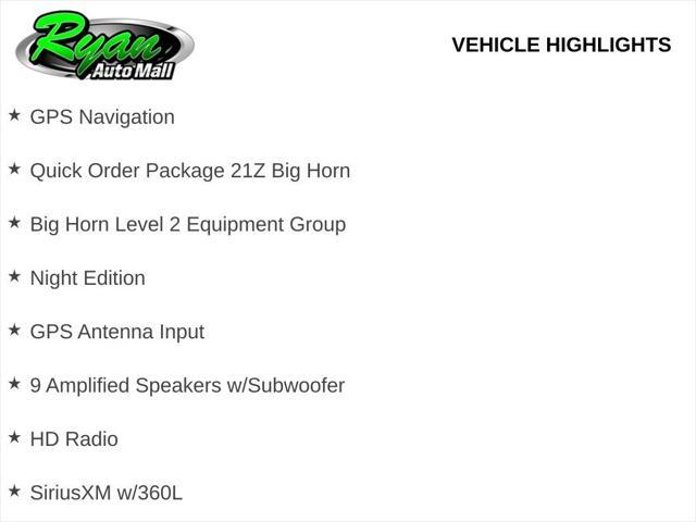 new 2025 Ram 1500 car, priced at $47,987