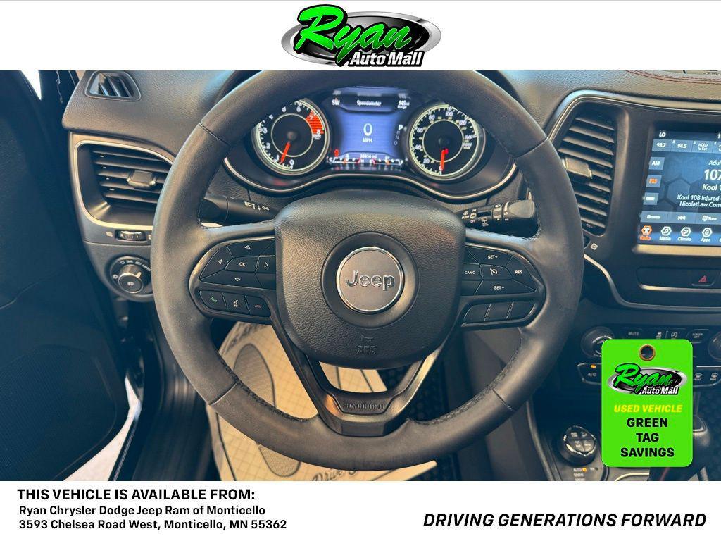 used 2022 Jeep Cherokee car, priced at $24,496