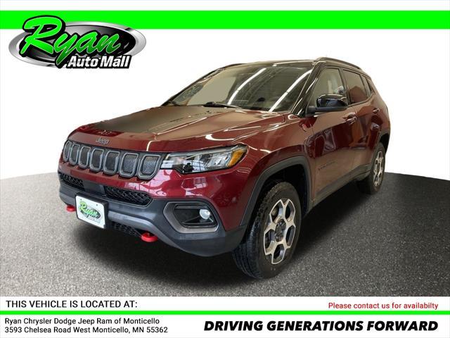 used 2022 Jeep Compass car, priced at $23,397