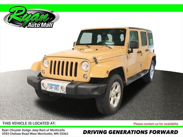 used 2014 Jeep Wrangler Unlimited car, priced at $18,525