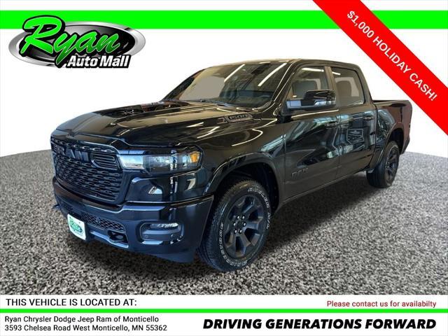 new 2025 Ram 1500 car, priced at $49,955