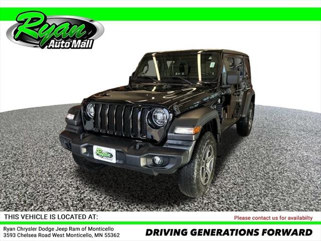 used 2020 Jeep Wrangler Unlimited car, priced at $29,497