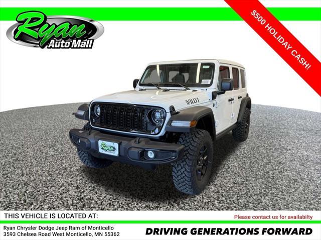 new 2025 Jeep Wrangler 4xe car, priced at $52,955