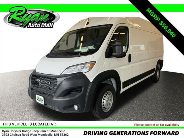 new 2024 Ram ProMaster 2500 car, priced at $55,040