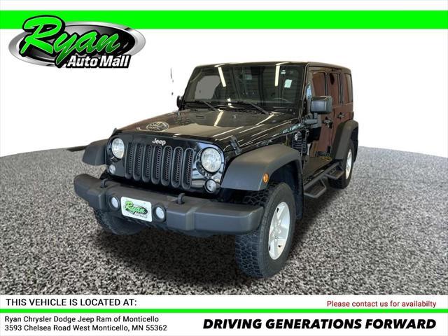 used 2016 Jeep Wrangler Unlimited car, priced at $18,697