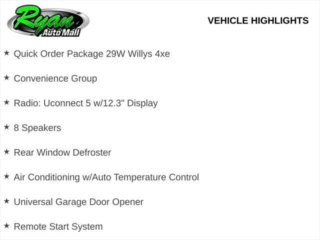 new 2025 Jeep Wrangler 4xe car, priced at $54,415