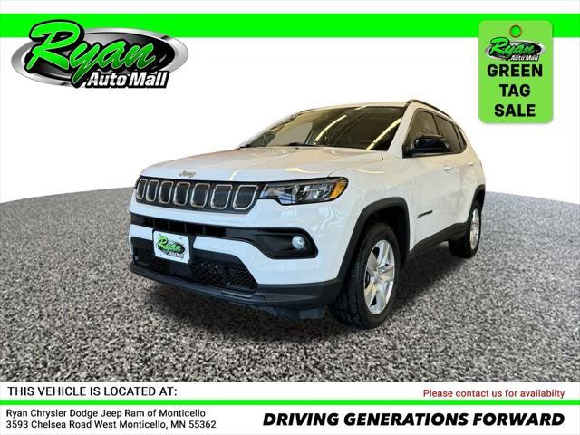 used 2022 Jeep Compass car, priced at $20,697