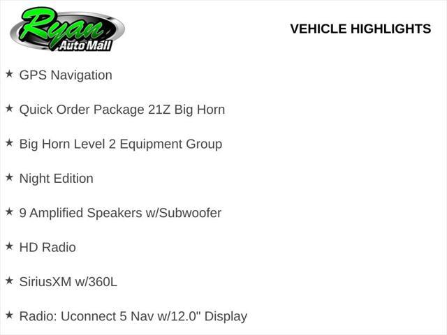 new 2025 Ram 1500 car, priced at $52,774