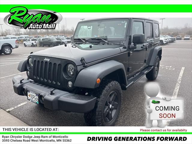 used 2017 Jeep Wrangler Unlimited car, priced at $19,797