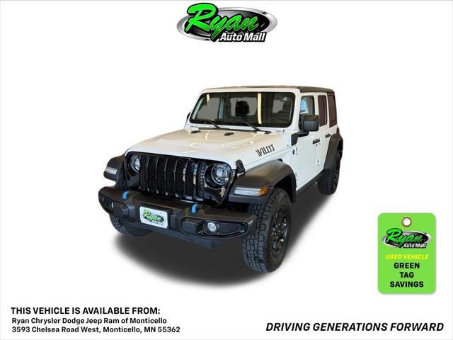 used 2023 Jeep Wrangler 4xe car, priced at $26,996