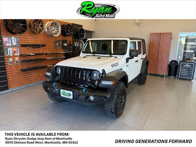 used 2023 Jeep Wrangler 4xe car, priced at $29,697