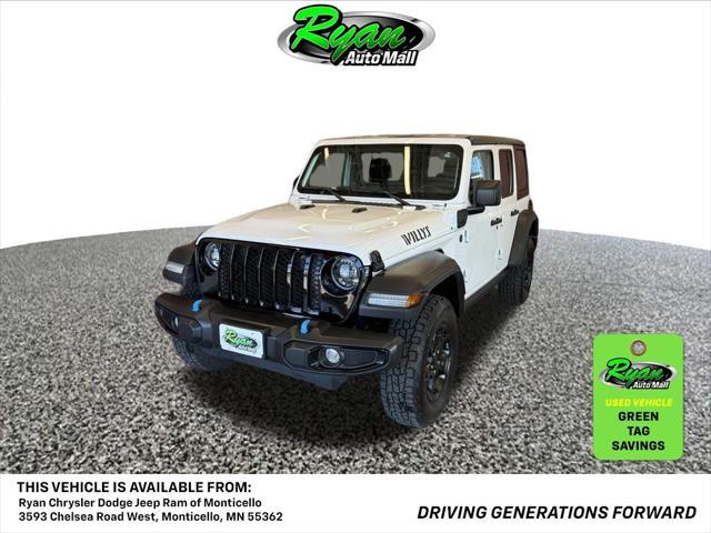 used 2023 Jeep Wrangler 4xe car, priced at $26,996