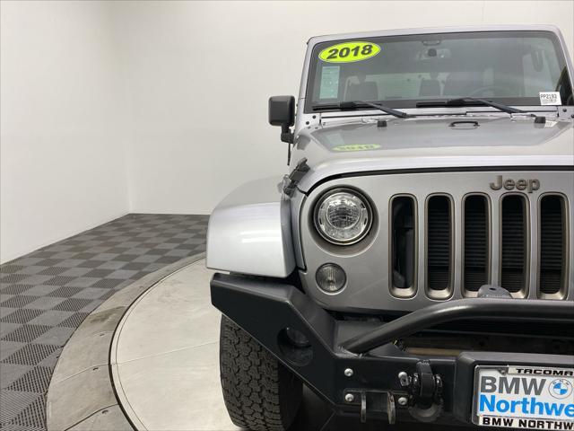 used 2018 Jeep Wrangler JK car, priced at $23,597