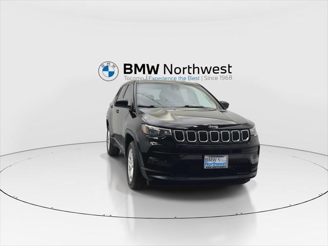used 2023 Jeep Compass car, priced at $18,597