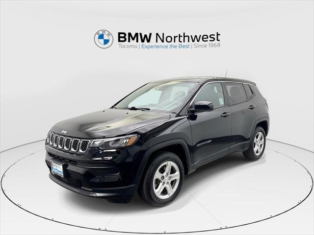 used 2023 Jeep Compass car, priced at $18,597