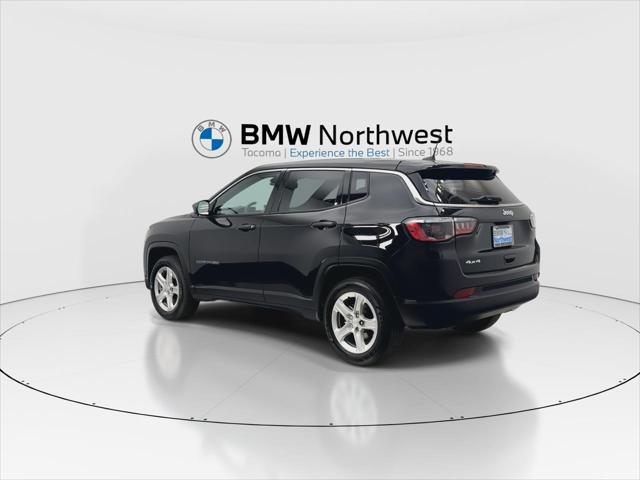 used 2023 Jeep Compass car, priced at $18,597
