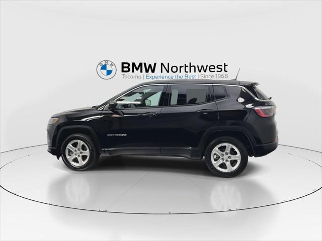 used 2023 Jeep Compass car, priced at $18,597