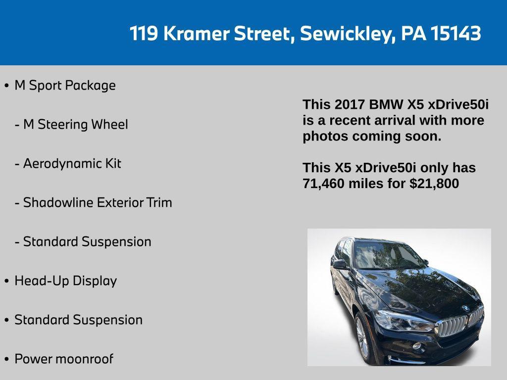 used 2017 BMW X5 car, priced at $21,800