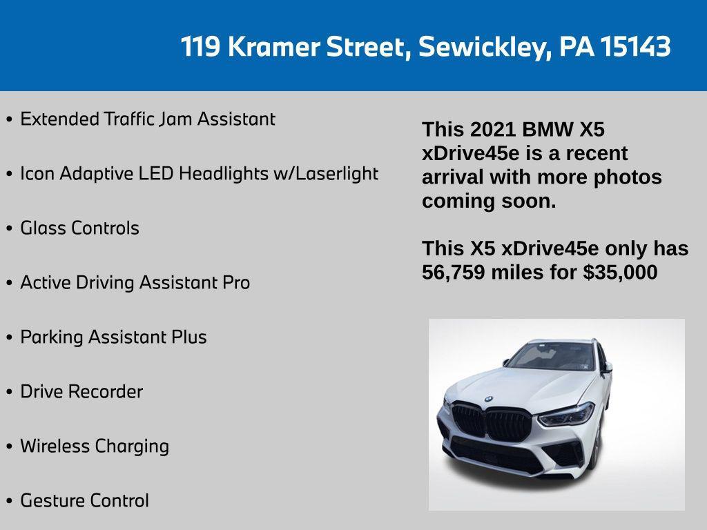 used 2021 BMW X5 PHEV car, priced at $35,000