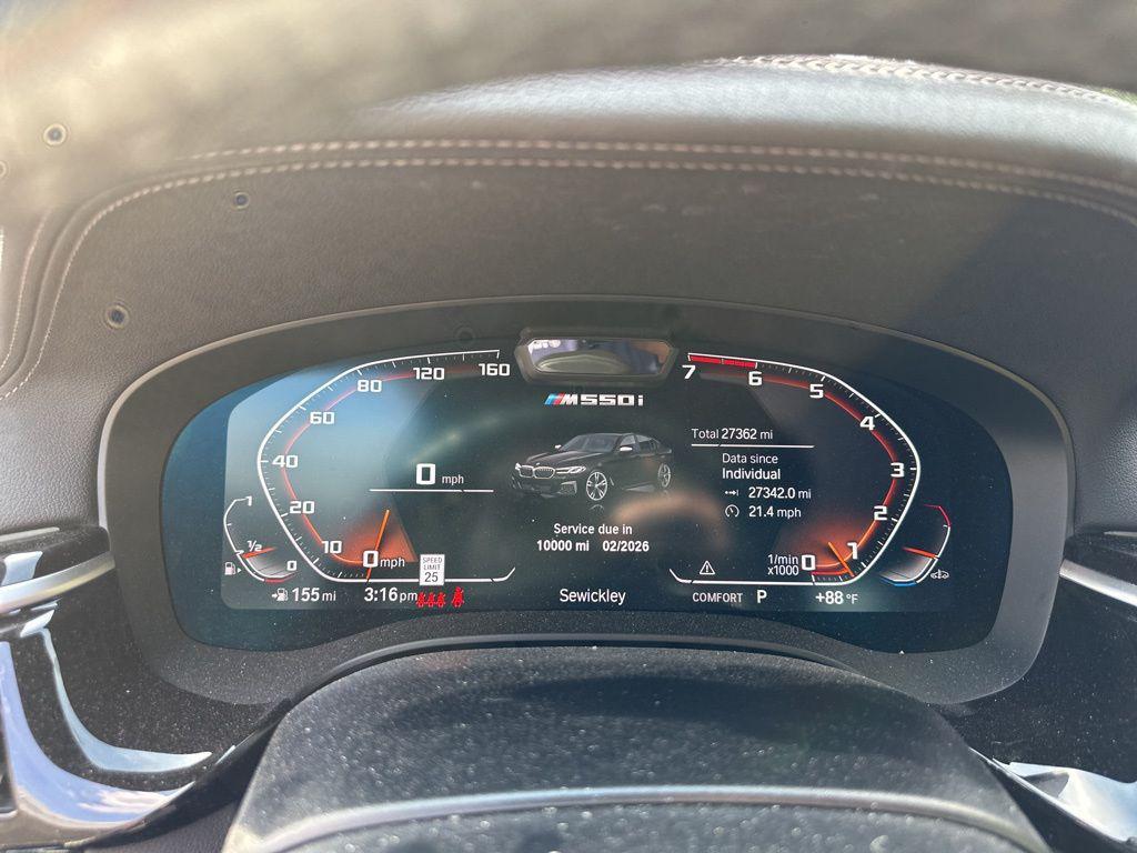 used 2023 BMW M550 car, priced at $65,000