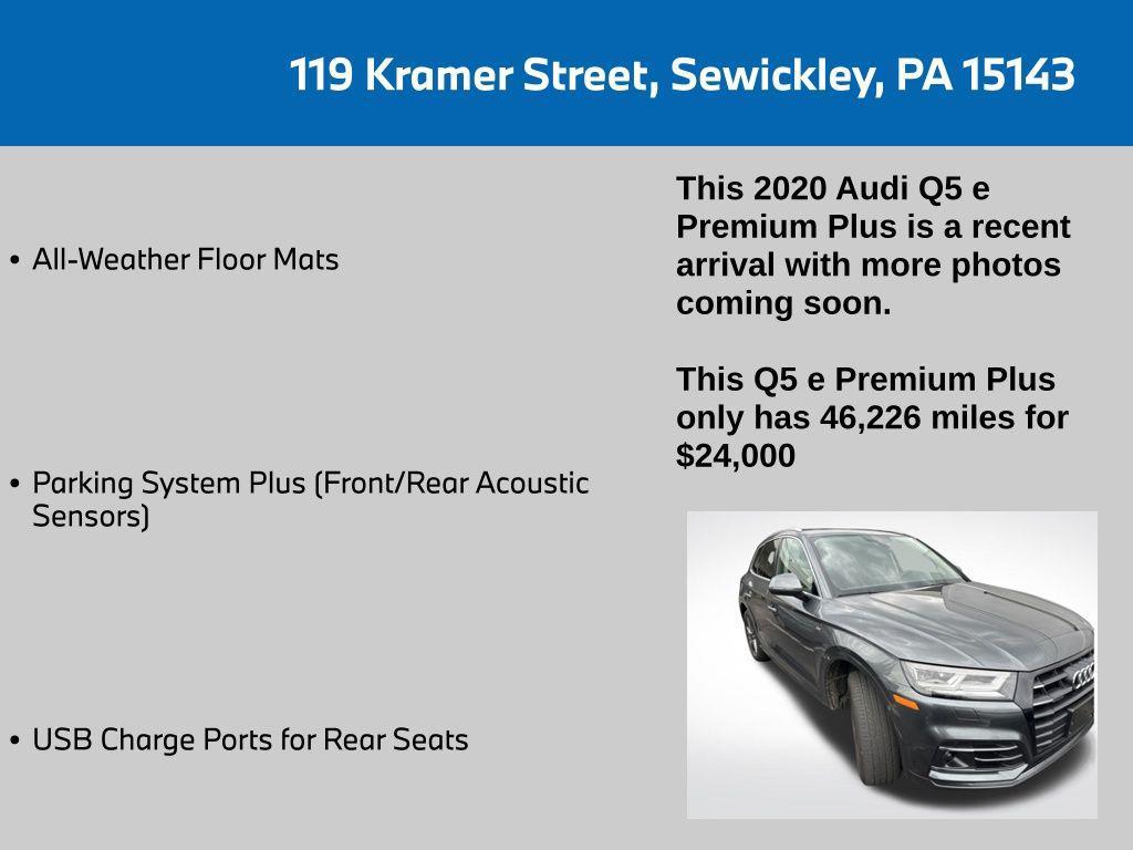 used 2020 Audi Q5 car, priced at $24,000